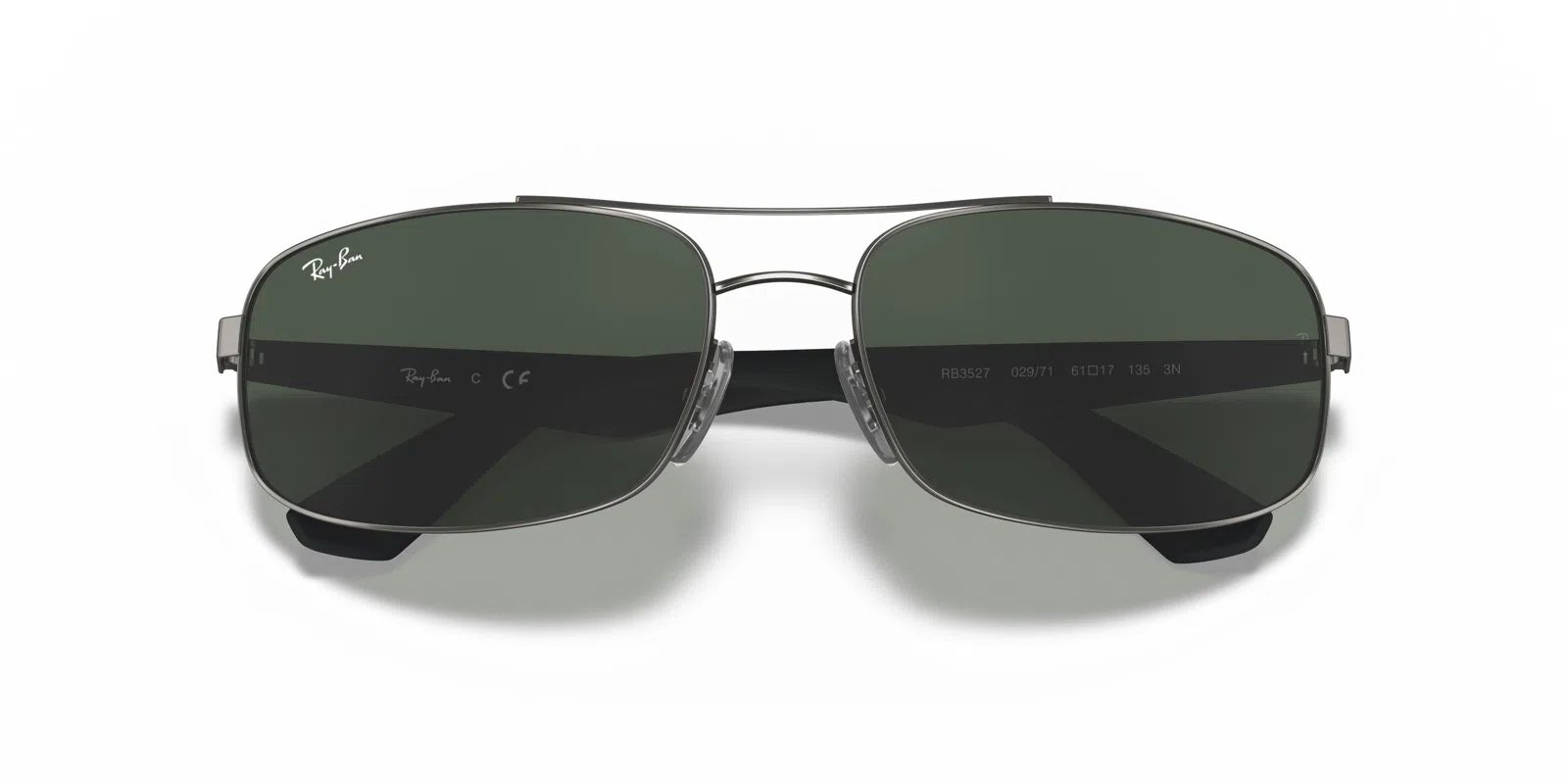 Ray-Ban 3527 Sunglasses - Matte Black - view 25